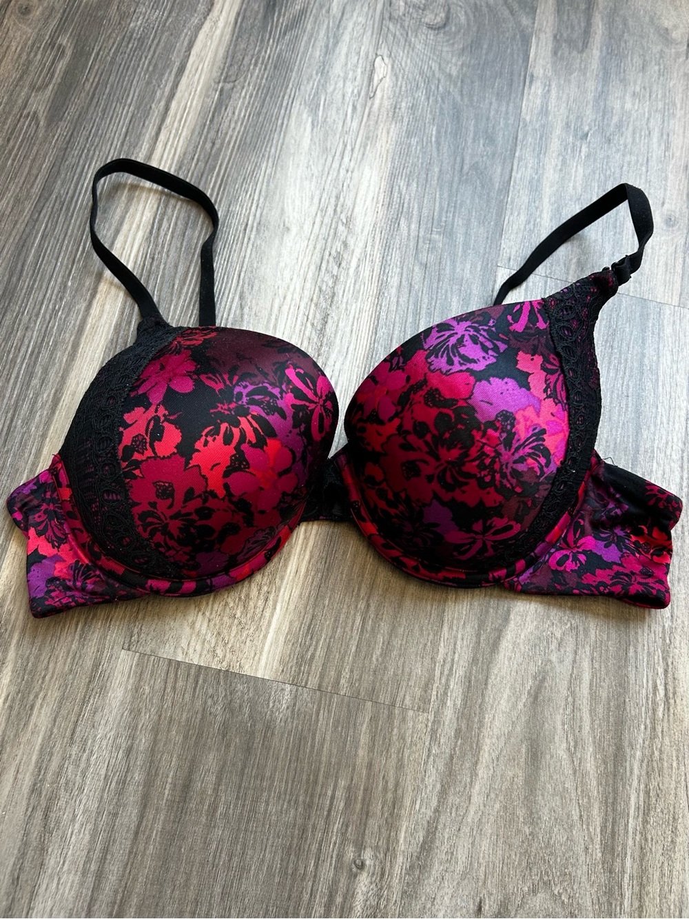 Maidenform Floral Satin Bra